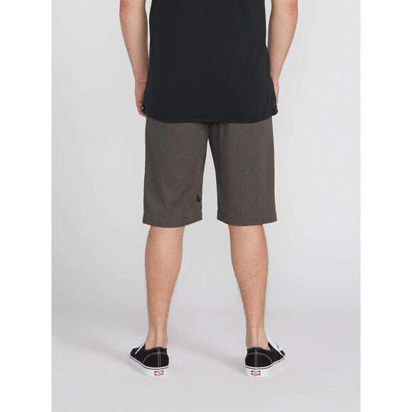 Volcom Mens Shorts‎ Size 30 VMonty Charcoal Heather Gray Cotton Blend - Picture 3 of 9